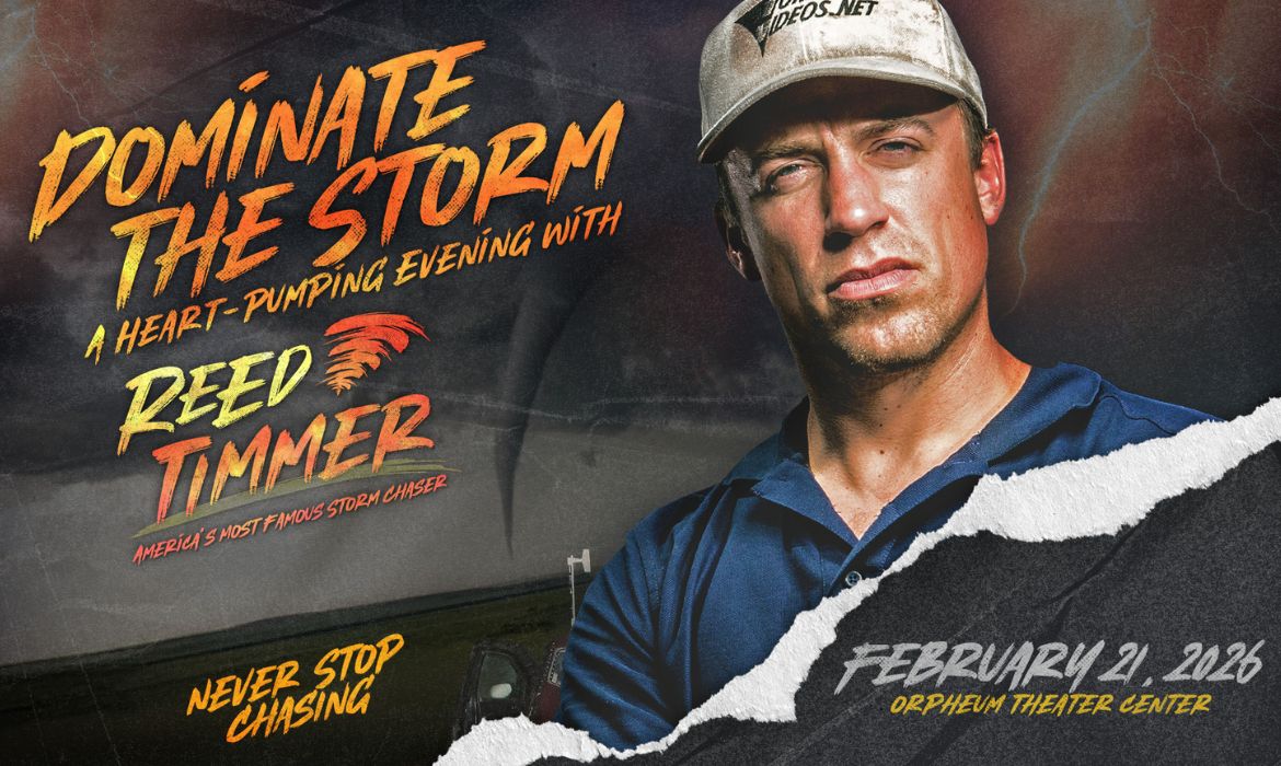 Dominate the Storm: A Heart-Pumping Evening with Reed Timmer" is an electrifying live speaking tour by Dr. Reed Timmer, America's most renowned extreme meteorologist and storm chaser.